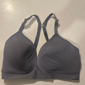 Lively Wireless Charcoal Gray Spacer Bra